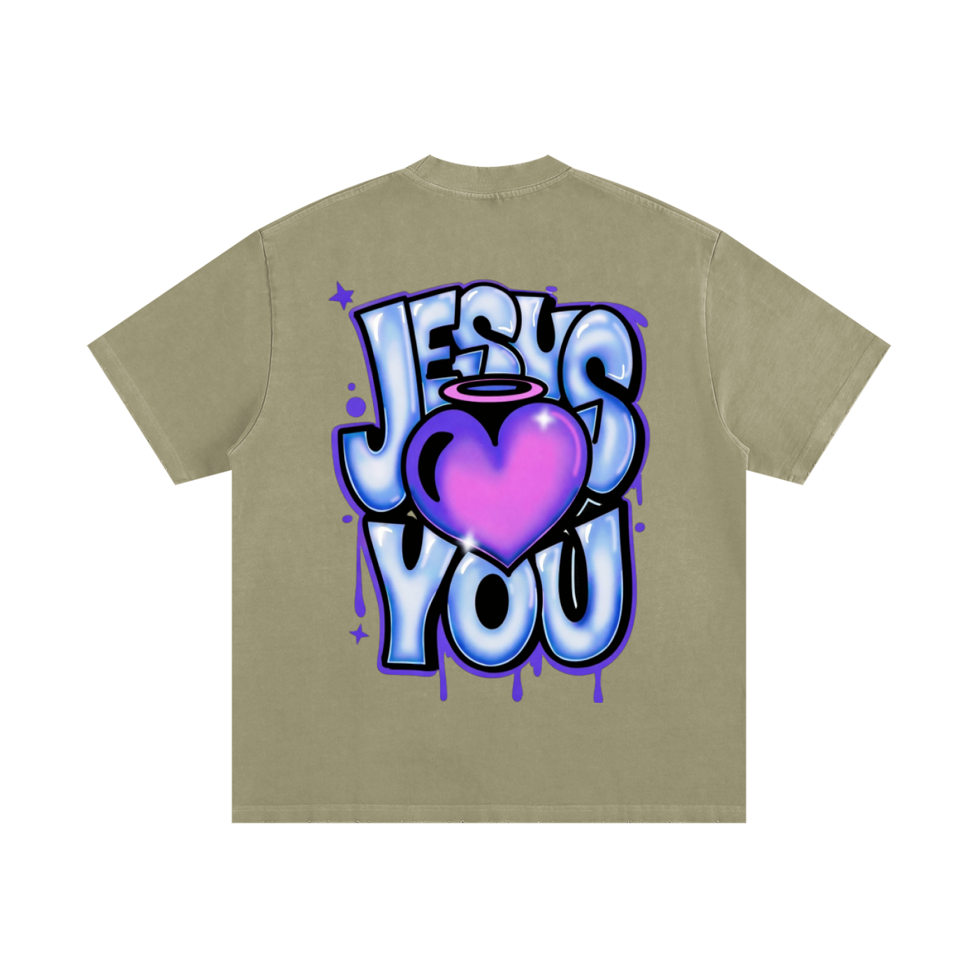 Heavyweight Vintage Washed Frayed T-Shirt