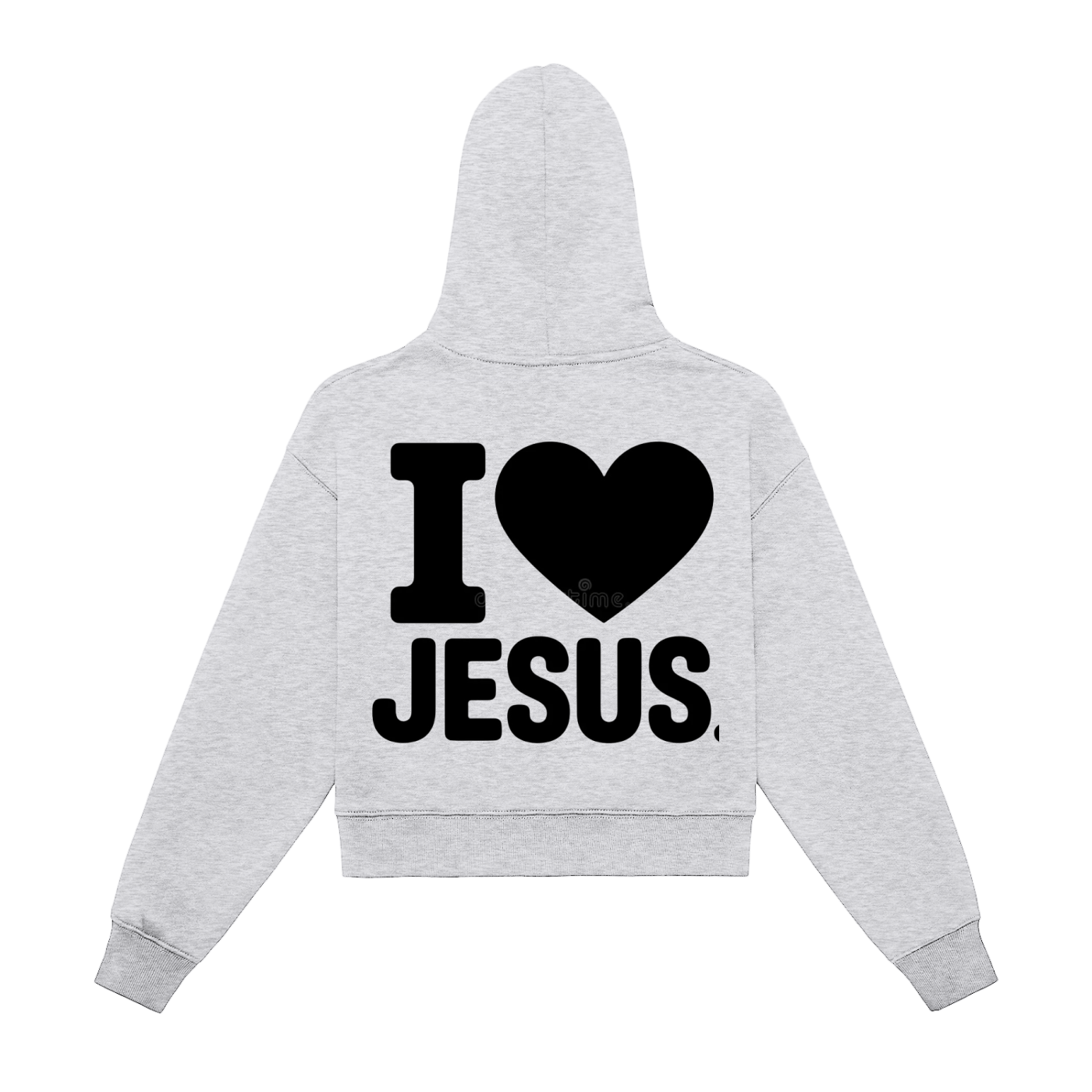 Zip-Up Cropped Hoodie