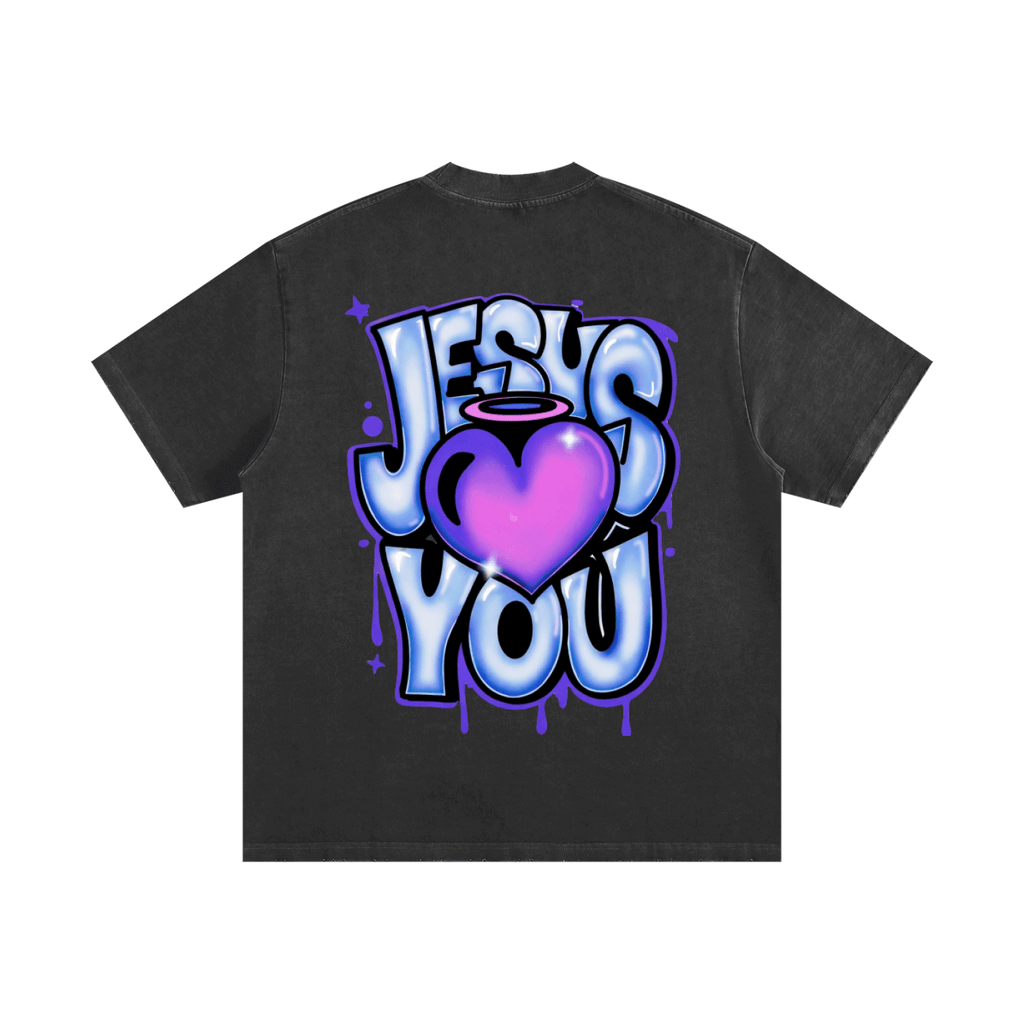 Heavyweight Vintage Washed Frayed T-Shirt