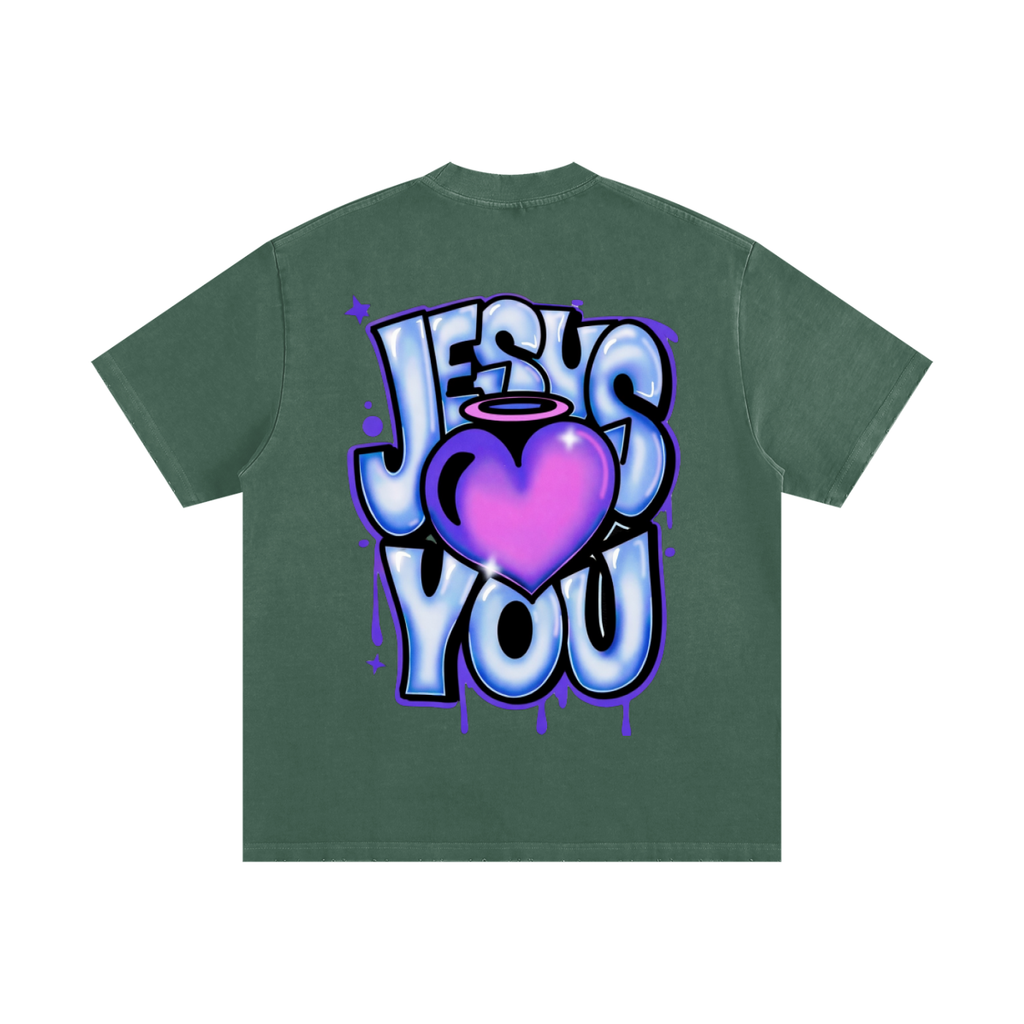 Heavyweight Vintage Washed Frayed T-Shirt