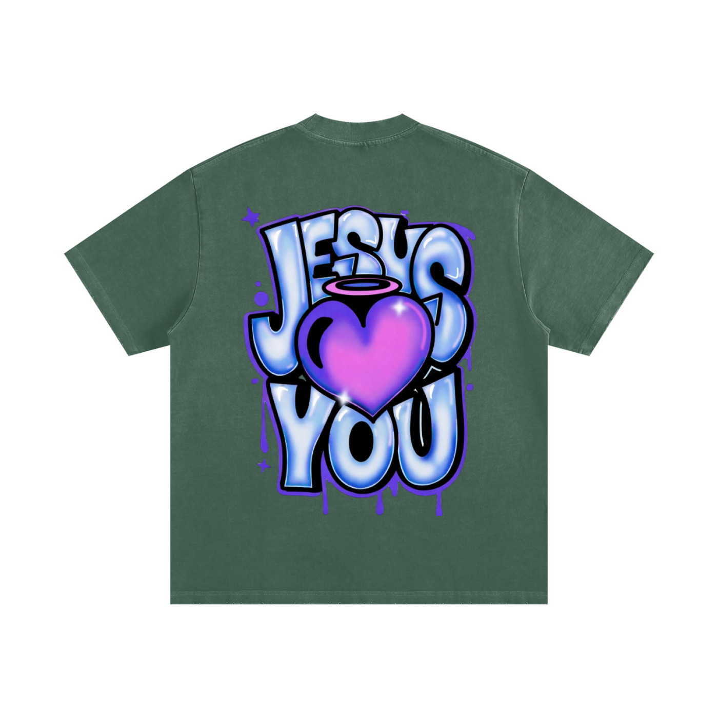 Heavyweight Vintage Washed Frayed T-Shirt