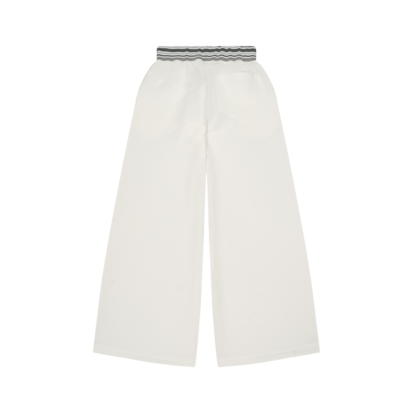 Striped Waist Wide Leg Pants