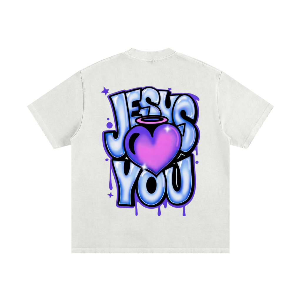 Heavyweight Vintage Washed Frayed T-Shirt