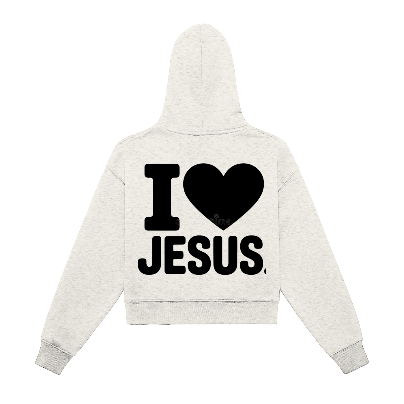 Zip-Up Cropped Hoodie