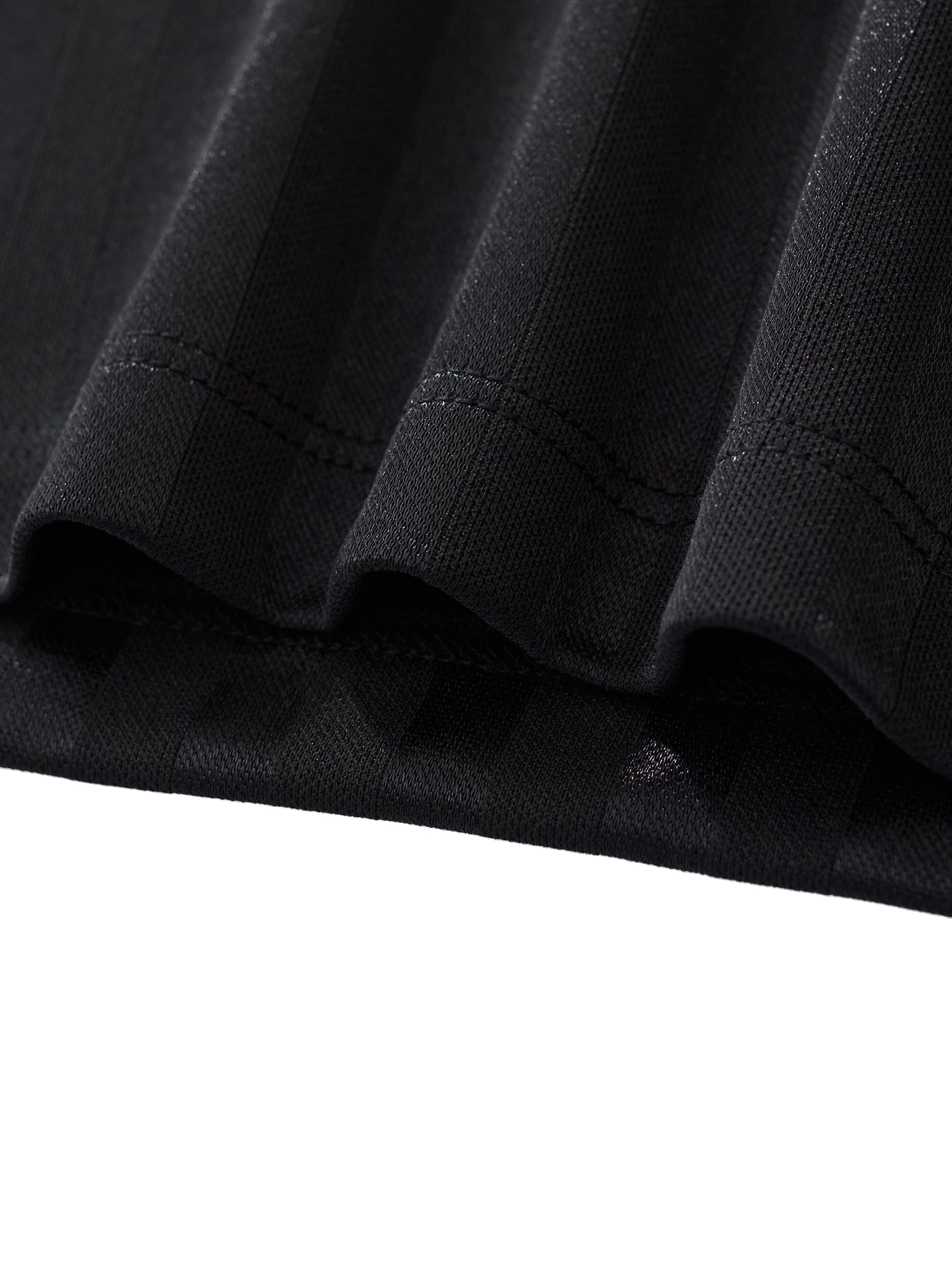 Contrast Collar Striped Cropped Jersey