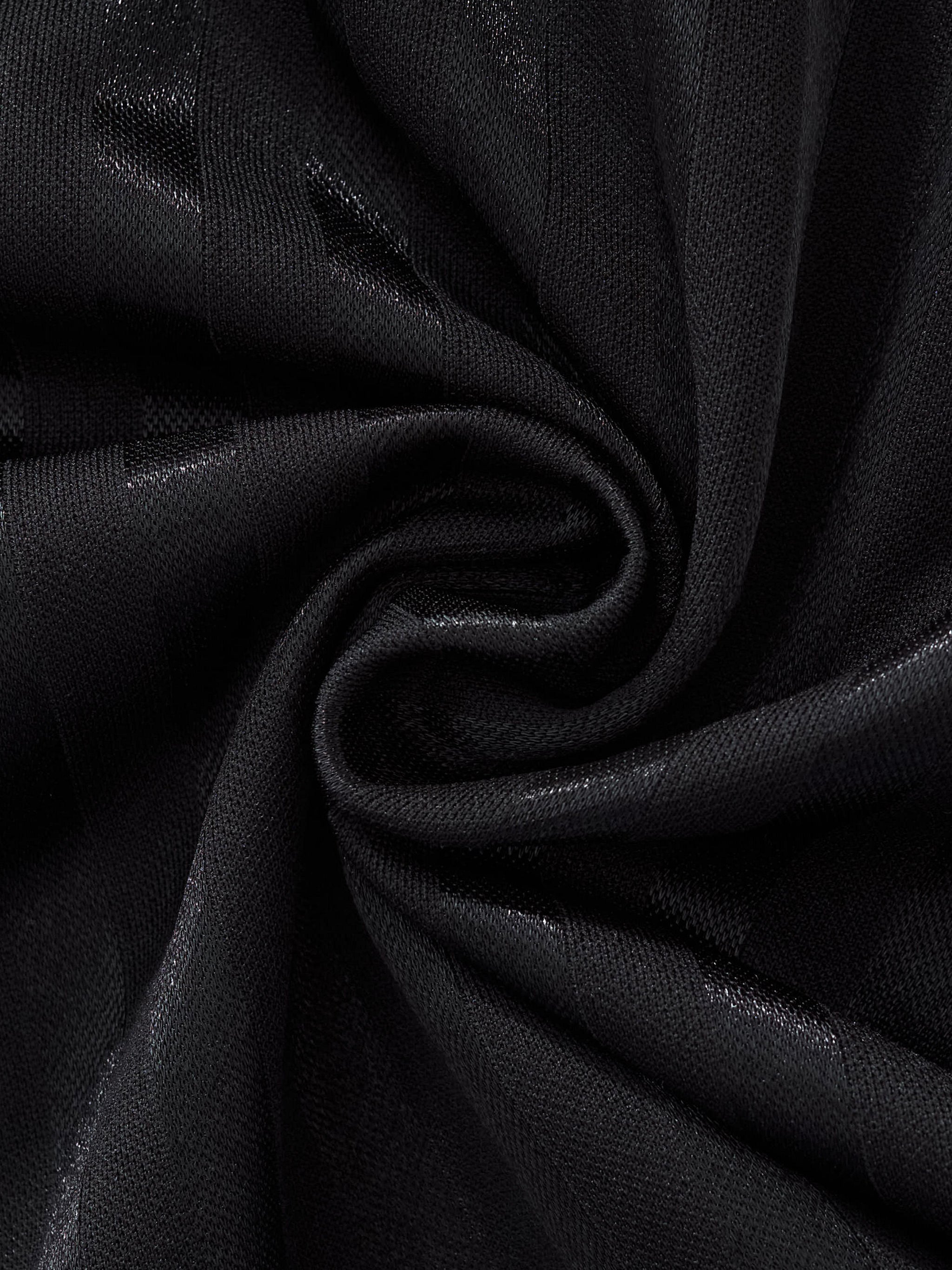 Contrast Collar Striped Cropped Jersey